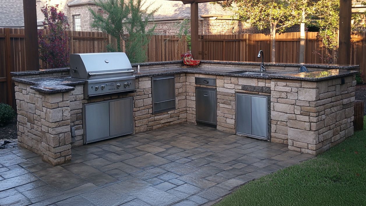 Outdoor Kitchen Example In Virginia